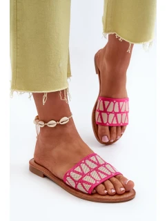 Dámské ploché pantofle Fuchsia Traivea