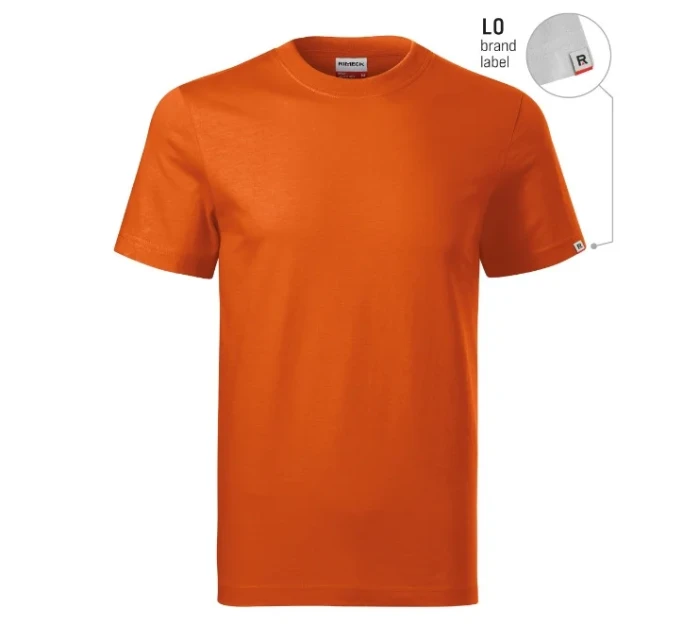 Base tričko unisex oranžová 11 (brand label)