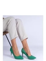 Dámské lodičky na jehlovém podpatku Zelená model 21339192 - BELLUCCI