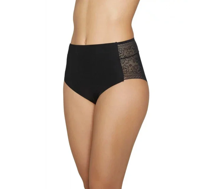 Kalhotky s vysokým pasem model 15440000 černé - Ysabel Mora