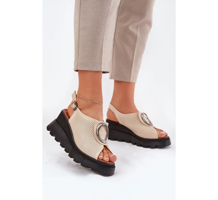 Bota na klínech model 213005 Step in style Bota na klínech model 213005 Step in style