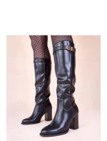 Kozačky na podpatku model 221036 Solea Kozačky na podpatku model 221036 Solea