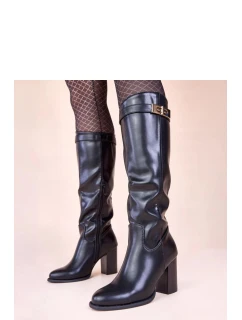 Kozačky na podpatku model 221036 Solea