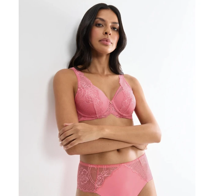 Dámská podprsenka Wild Peony Florale WP - RED - růžová 3880 - TRIUMPH