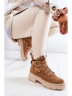 dámské kozačky s výřezy Camel model 21576616 - Boto