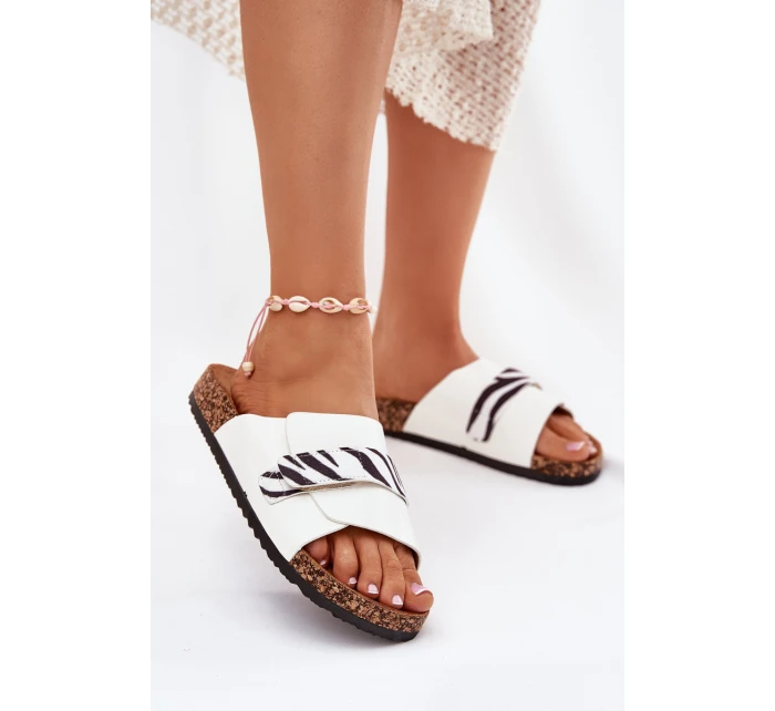 Dámské Pantofle S Klepem Na Korkové Platformě Béžové Baylin Dámské Pantofle S Klepem Na Korkové Platformě Béžové Baylin