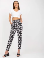 Kalhoty D73771M61869M černobílé Kalhoty D73771M61869M černobílé