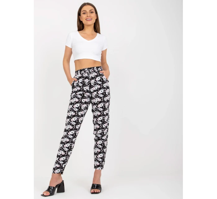 Kalhoty D73771M61869M černobílé Kalhoty D73771M61869M černobílé