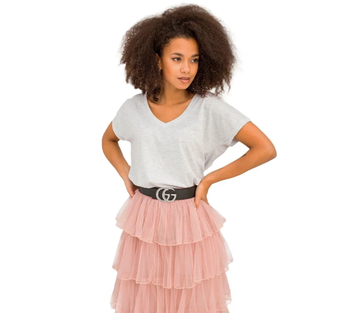 Tričko RV TS model 14829125 světle šedá - FPrice Tričko RV TS model 14829125 světle šedá - FPrice