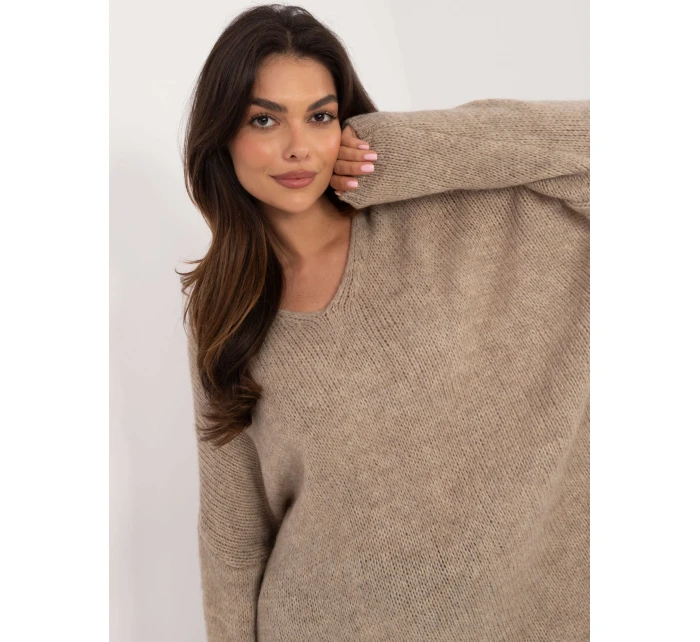 Svetr TW SW BI model 20590042 béžový - FPrice Svetr TW SW BI model 20590042 béžový - FPrice