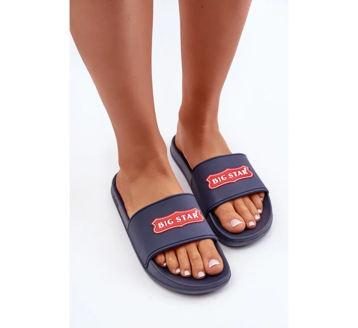 Dámské pantofle Big Star OO274039 Modré