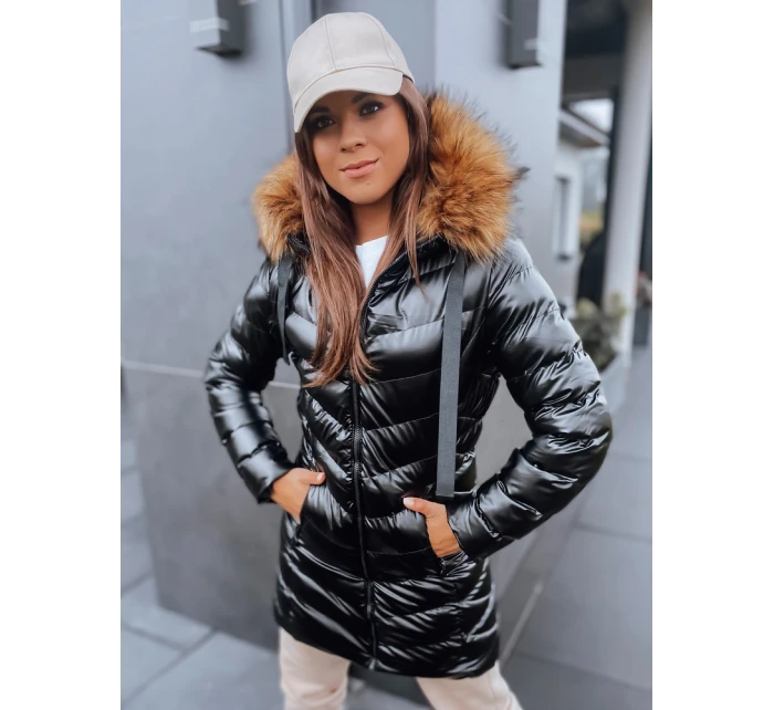 Dámská prošívaná bunda JASMIN černá FashionStreet TY2945 Dámská prošívaná bunda JASMIN černá FashionStreet TY2945