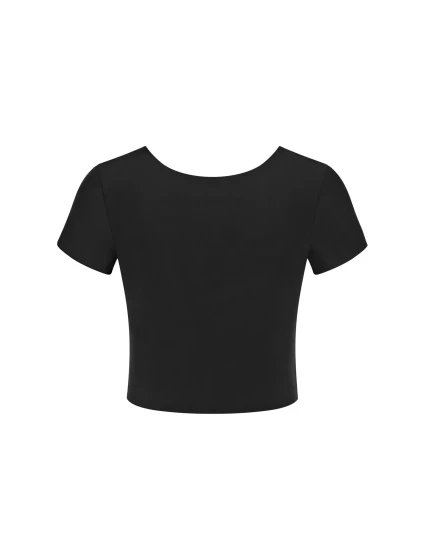 Dámský top ZERO Feel 2.0 Crop Top - BLACK - černý 0004 - SLOGGI Dámský top ZERO Feel 2.0 Crop Top - BLACK - černý 0004 - SLOGGI