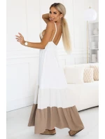 Dlouhé šaty bez ramínek s  boho model 21212552 - numoco basic