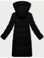 Černá dámská zimní bunda s kontrastní podšívkou model 21248800 - Glakate