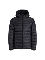 Jack&Jones pánská péřová bunda JJEBRADLEY LIGHT BODYWARMER COLLAR NOO 12280970 BLACK