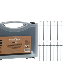 STANOVÉ KOLÍKY 23CM CPL. 20KS KOVOVÉ V POUZDŘE REDCLIFFS