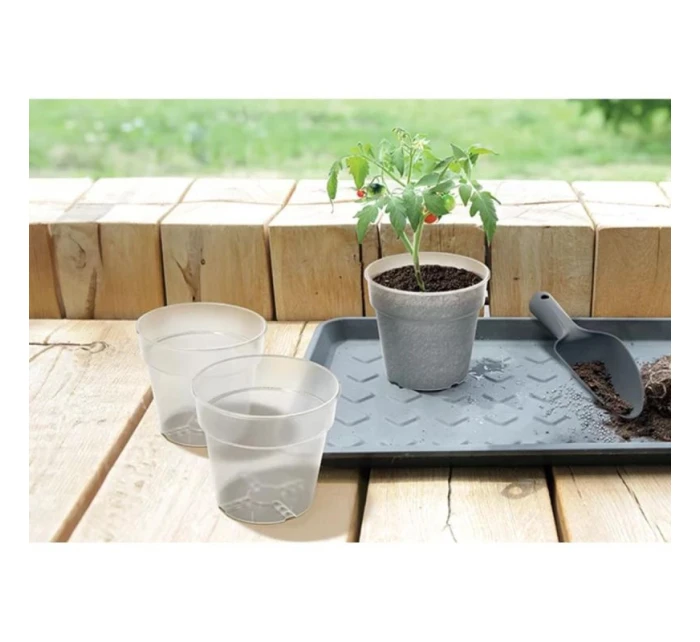 PLANTI PLANT 12CM čirý květináč