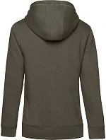B&C QUEEN Zipped Hood_° Dámská mikina s kapucí 01.W03Q khaki B&C QUEEN Zipped Hood_° Dámská mikina s kapucí 01.W03Q khaki