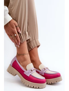 Zazoo 3475 Dámské kožené mokasíny béžové