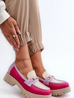 model 21660959 Dámské kožené mokasíny béžové - Zazoo