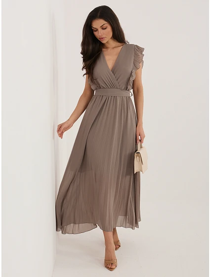 Sukienka IT SK model 22076844 ciemny bezowy - FPrice