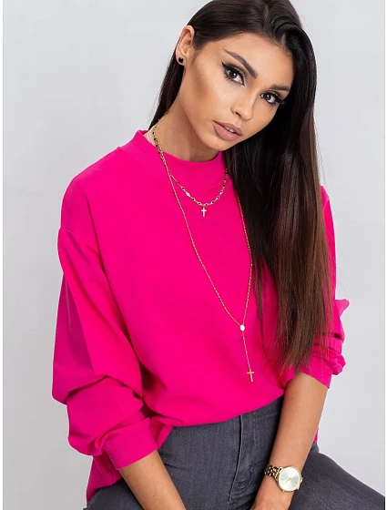 Bluza RV BL model 18578857 fuksjowy - FPrice Bluza RV BL model 18578857 fuksjowy - FPrice