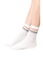 Ponožky model 18025907 Ecru - Steven Ponožky model 18025907 Ecru - Steven