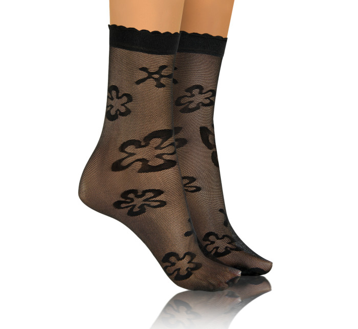 Sesto Senso Ponožky se vzorem Black 6
