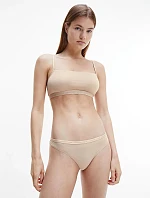 Dámská bralettka 2 pack 000QF6040E - W5I - Béžová - Calvin Klein