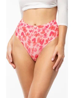 Dámské brazilky Love Vibes Simple Brasil Maxi Růžová mix - Julimex