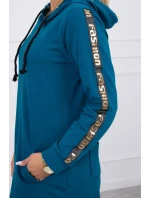 Dámská delší mikina se zipem na zádech Marine model 21345012 - Kesi Dámská delší mikina se zipem na zádech Marine model 21345012 - Kesi