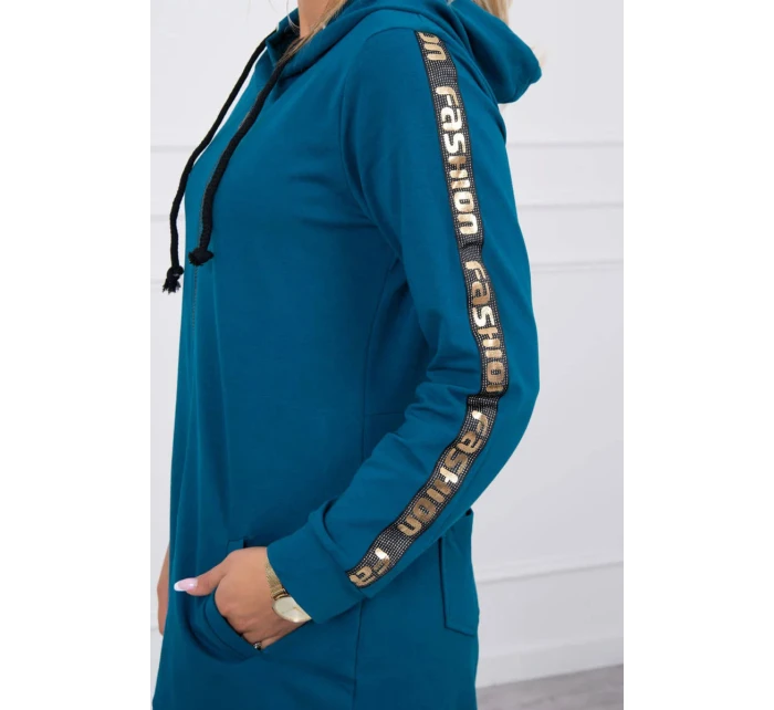 Dámská delší mikina se zipem na zádech Marine model 21345012 - Kesi Dámská delší mikina se zipem na zádech Marine model 21345012 - Kesi