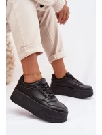 Dámské tenisky na masivní platformě Černé model 21954583 - Boto Dámské tenisky na masivní platformě Černé model 21954583 - Boto