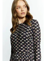 Elegantní dámské šaty model 19381686 černé Monnari - BeWear