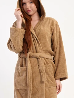 Dámský župan dlouhý s kapucí model 21943616 - Vienetta