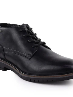 Pánské kožené boty elegantní černé Bugatti 331-8373H-4100