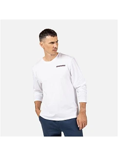 Pánské tričko ROSSIGNOL Long Sleeve Tee, bílé