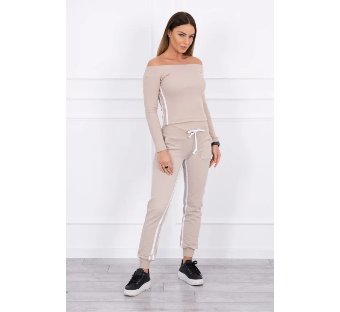 Sada s dvojitými pruhy model 18743016 - K-Fashion Sada s dvojitými pruhy model 18743016 - K-Fashion