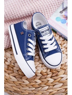 Dětská Obuv Tenisky Big Star FF374202 Tmavě Modré