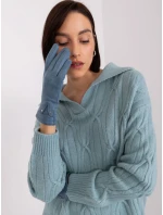 Rukavice AT RK 239507.94P šedomodrá