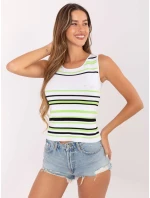 Dámský top AT TP 5038.28P bílý a zelený Dámský top AT TP 5038.28P bílý a zelený