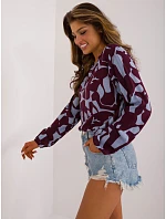 Bluzka model 22087379 bordowy - FPrice