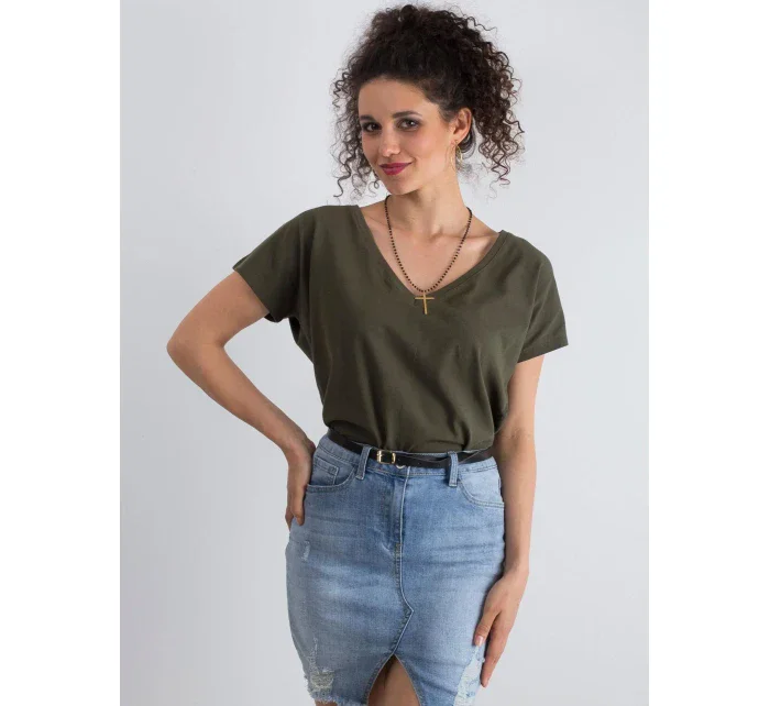 Tričko RV TS 4832.40P khaki