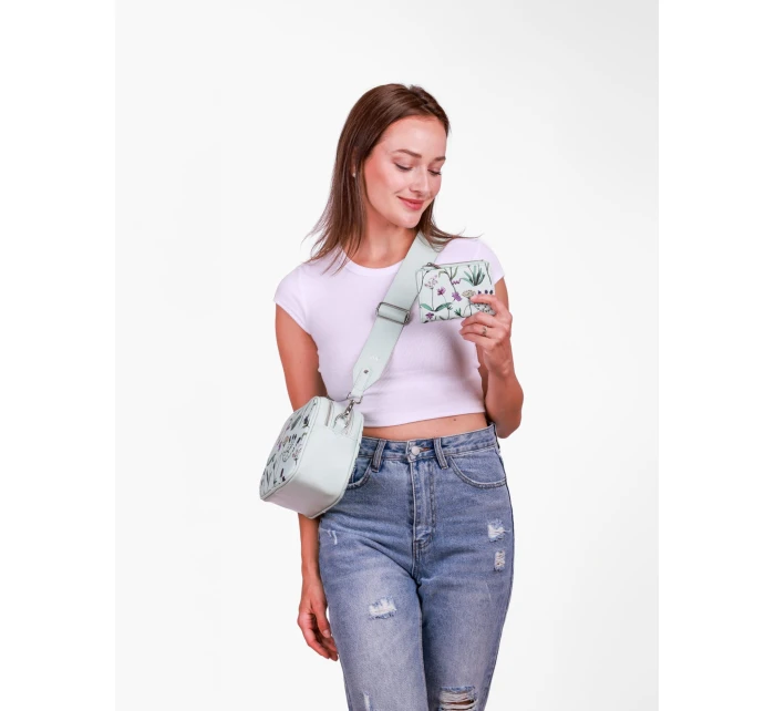 Dámská kabelka Vuch Massimo Wildflowers Green