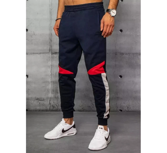 Pánské tmavě modré tepláky Dstreet model 21963190 - FashionStreet