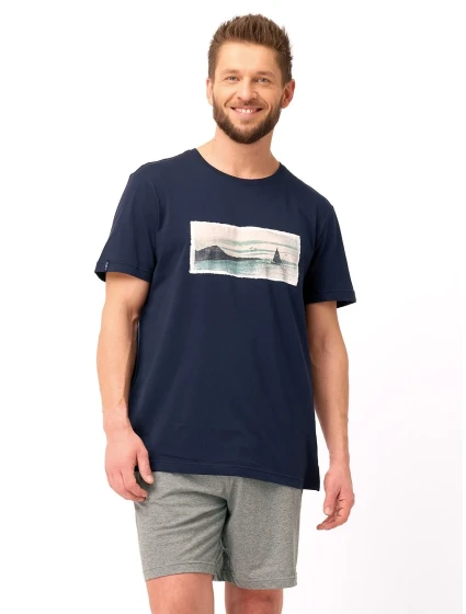 Pánské pyžamo MNS model 20874715 B25 kr/r M2XL - Key Pánské pyžamo MNS model 20874715 B25 kr/r M2XL - Key