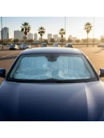 Sluneční clona pro zrcátka skládací 130x60 cm DUNLOP