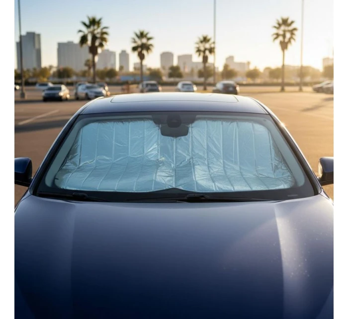 Sluneční clona pro zrcátka skládací 130x60 cm DUNLOP