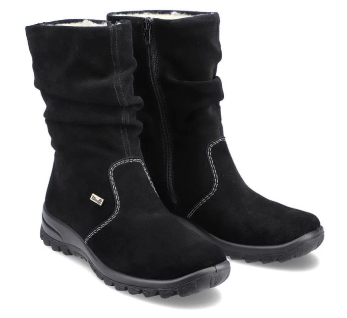 W zateplené kožené boty model 20469716 - Rieker